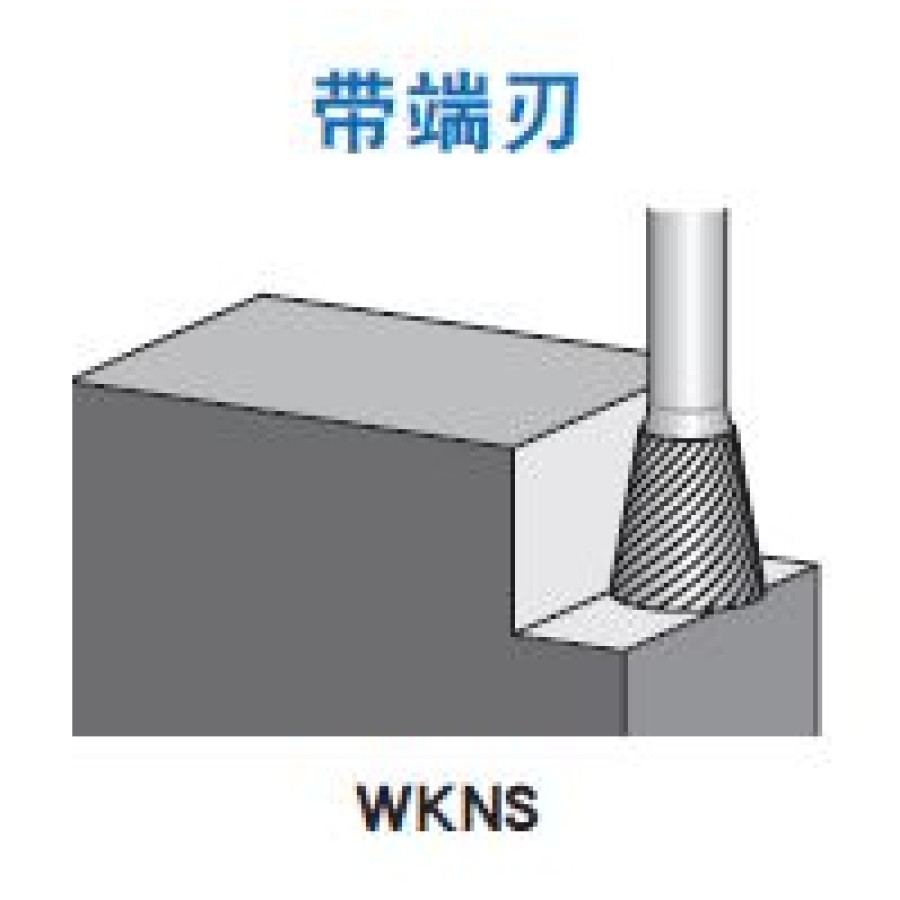 WKNS 帶端刃的倒椎形